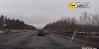 Shocking Head-On Crash