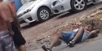 Cell phone thief beaten in Brazil