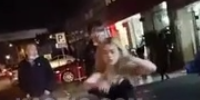 Blonde Fights Brunette In China