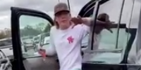 Mean Dude Crashed Parked Cars With Moms SUV