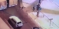 Drunk Man Falls Head First Undcer Truck Wheels With Dramatic Music