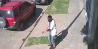 Burglar is shot dead by victim (2 angles)