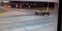 He didn't cross quick enough