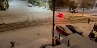 Snow In Jordan Causes Stupid Run Over