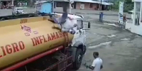 Dude Dies After Falling From Tanker Truck