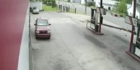 fatal bike accident at gas station