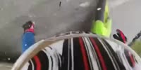 Helmet Cam Video Of T Bone Crash