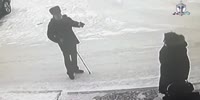 Old Man Shoots Babushka With BB Gun Over Past
