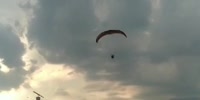 Brazilian Paraglider Touches Electric Cables