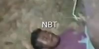 Man Hung Upside Down Over 100 Rupees