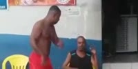 Stabbed In Neck In Bar Fight (R)