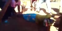 African Lady Cruelly Punishd By Villagers