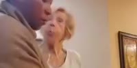 Elderly Woman Repeatedly Spits In Her Caregiver Face