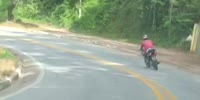 Driver Films Deadly Motorcycle Crash