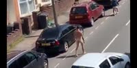 Naked Englishman on a mad one!