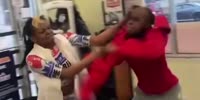 Family Dollar Store Fight