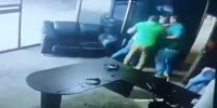Man beats his wife cowardly