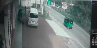 Biker Sent Under Bus Wheels