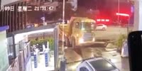 Scooter Rider Crushed By Dump Truck