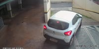 Stupid Lady Gets Run Over By Own Car