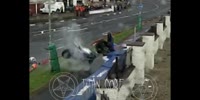 accident in race for first place