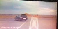 Car Deleted After Being Sandwiched Between Trucks (R)