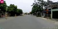 Cop Sent Flying by Unstoppable Biker