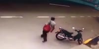 Elderly man run over