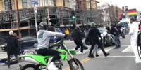 Bounty Hunters VS Bikers In LA (another angle)