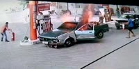 Idiot Accidentally Sets His Car Ablaze
