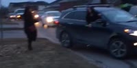 Crazy Canadian Bitch Freaks Out After Fender-Bender, Attempts To Kill Camera Guy