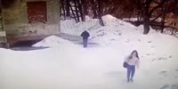 Junkie Robs Helpless Girl In Russia