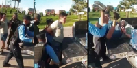 Dude Fucked up by Cops