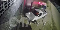 Cops Crash During Chase In Brazil