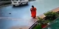 Woman Hit By Car; was it really worth it? (R)