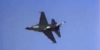 F-16 uses its guns to down enemy plane in 1992 Venezuelan Coup