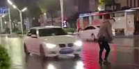 Man in the Street Mowed Down by BMW