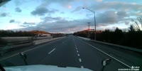 Switched to the Wrong Lane during Sunset