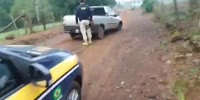 Polluting truck chase