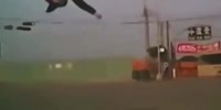 Woman Falls From the Sky After Bike Accident