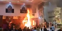Fireworks inside a Church goes wrong