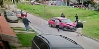 Robbery Turns INto Real Life Action Movie
