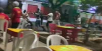 Man Attacked By Two Strong Guys & Beaten In Street Dispute In Brazil