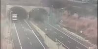 Car Launched in the Air into the Tunnel