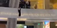 Girl Falls Off Height In Chinese Mall