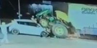 Head On Crash With A Tractor