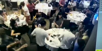 Dinner With Family Goes Wild At The Restaurant In China