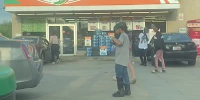 Quick Fight At The Gas Station