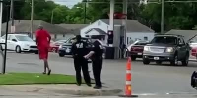 Dallas Man Gets Tased By Police At The Gas Station