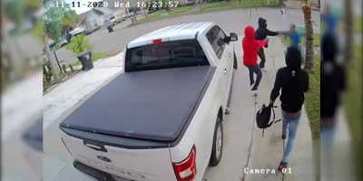 Hard working white man gets truck stolen :) (R)